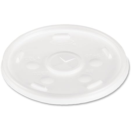 Dart Container Lid, Slotted, Trnslcent, Med 1000PK DCC24SL05